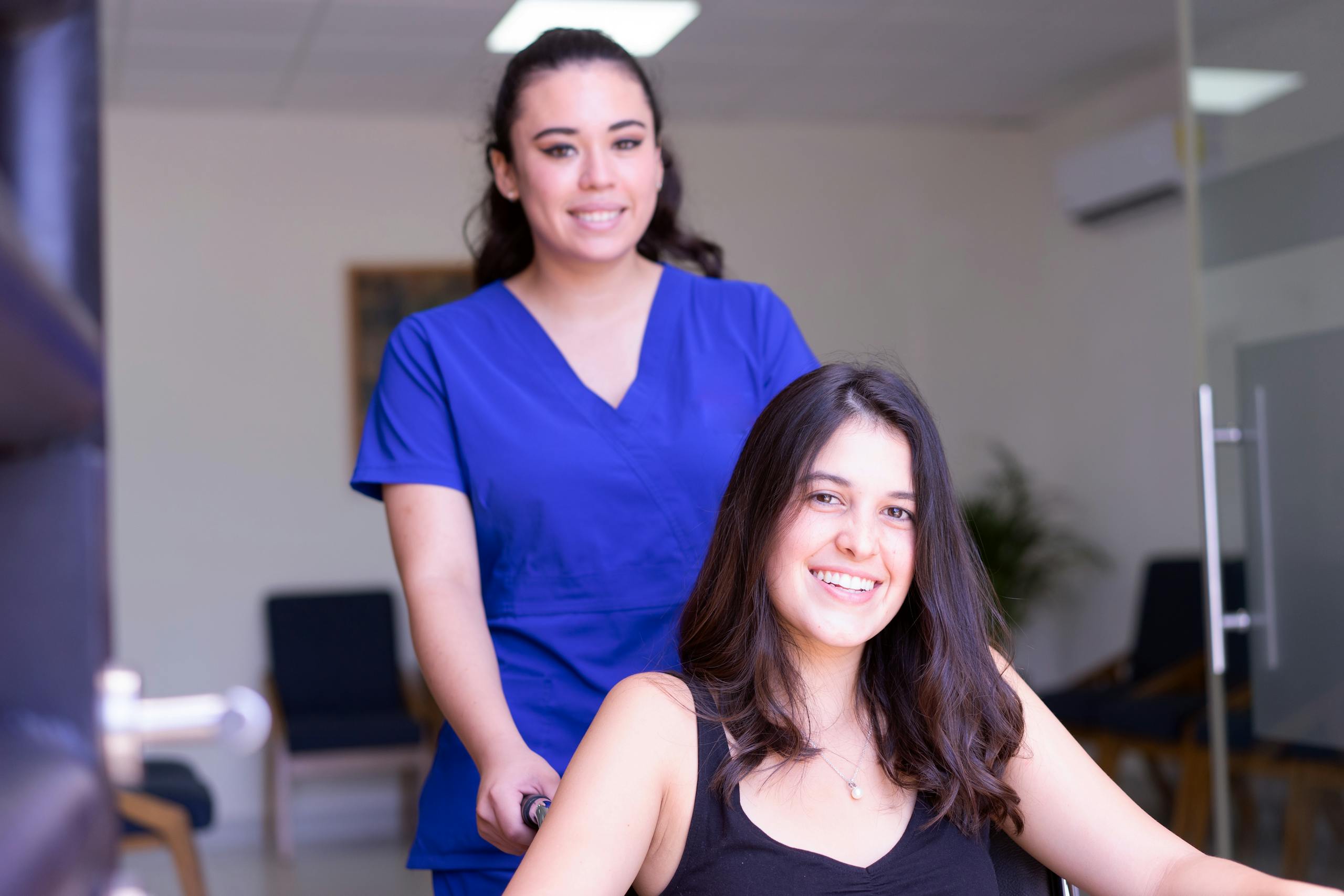 Women Smiling at the Camera